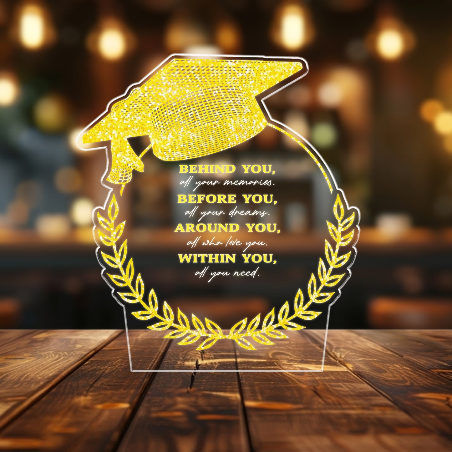 Graduation Cap Night Light β A Personalized LED Gift to Celebrate the Class of 2025βs Big Achievement (GNL-24)