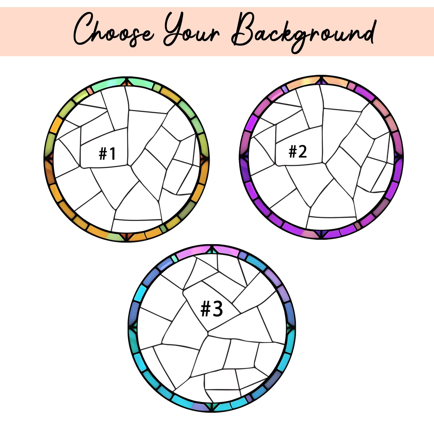 Custom Pets Photo Glass Suncatcher for Interior Decoration (Sun-08)