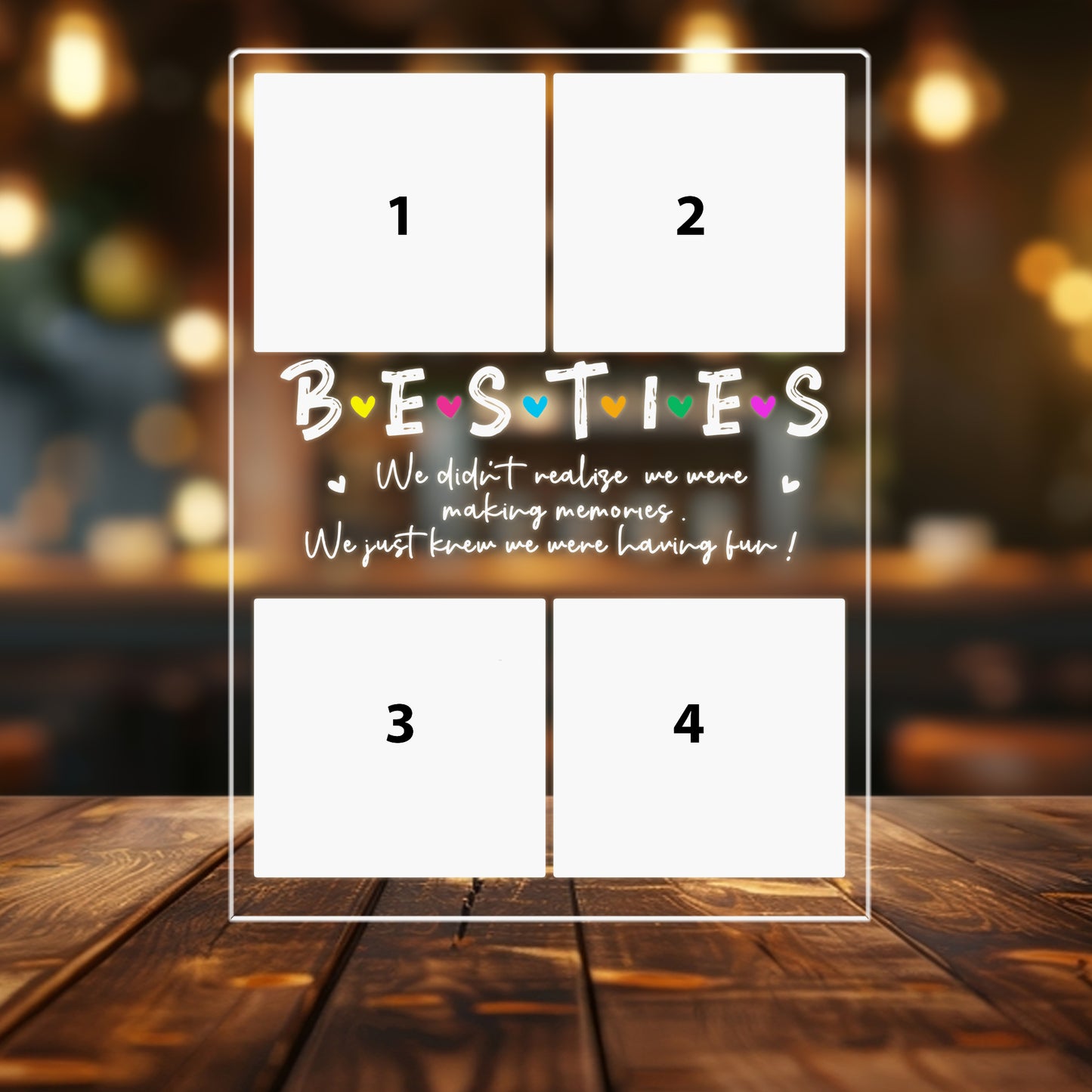 Graduation Night Light with Group Photo β A Personalized LED Keepsake to Celebrate Lifelong Friendships and the Class of 2025 (GNL-21)