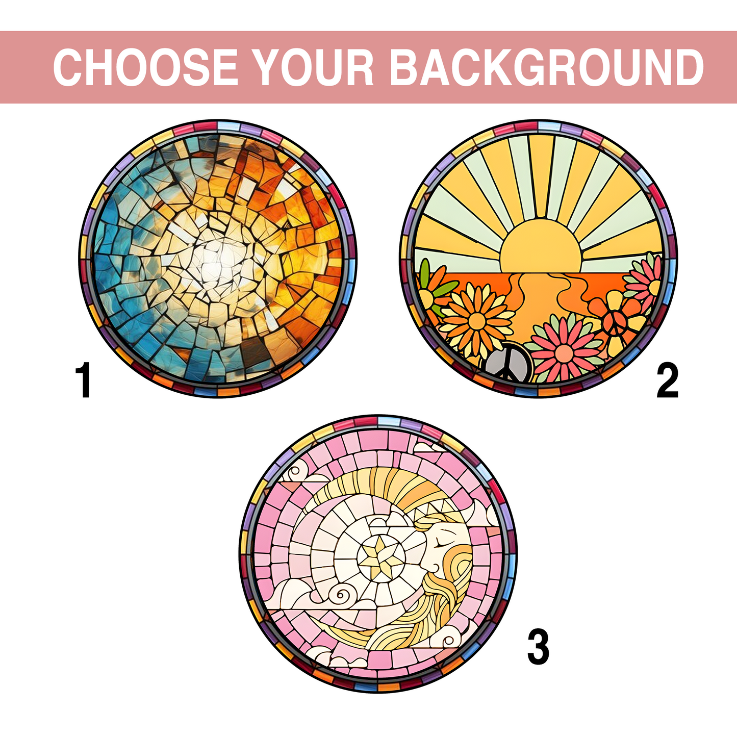 Custom Family or Couple Photo to Glass Suncatcher – Personalized Stained Glass Look Portrait Keepsake, Ideal Gift for Home, Holidays, or Special Occasions (Sun-43)