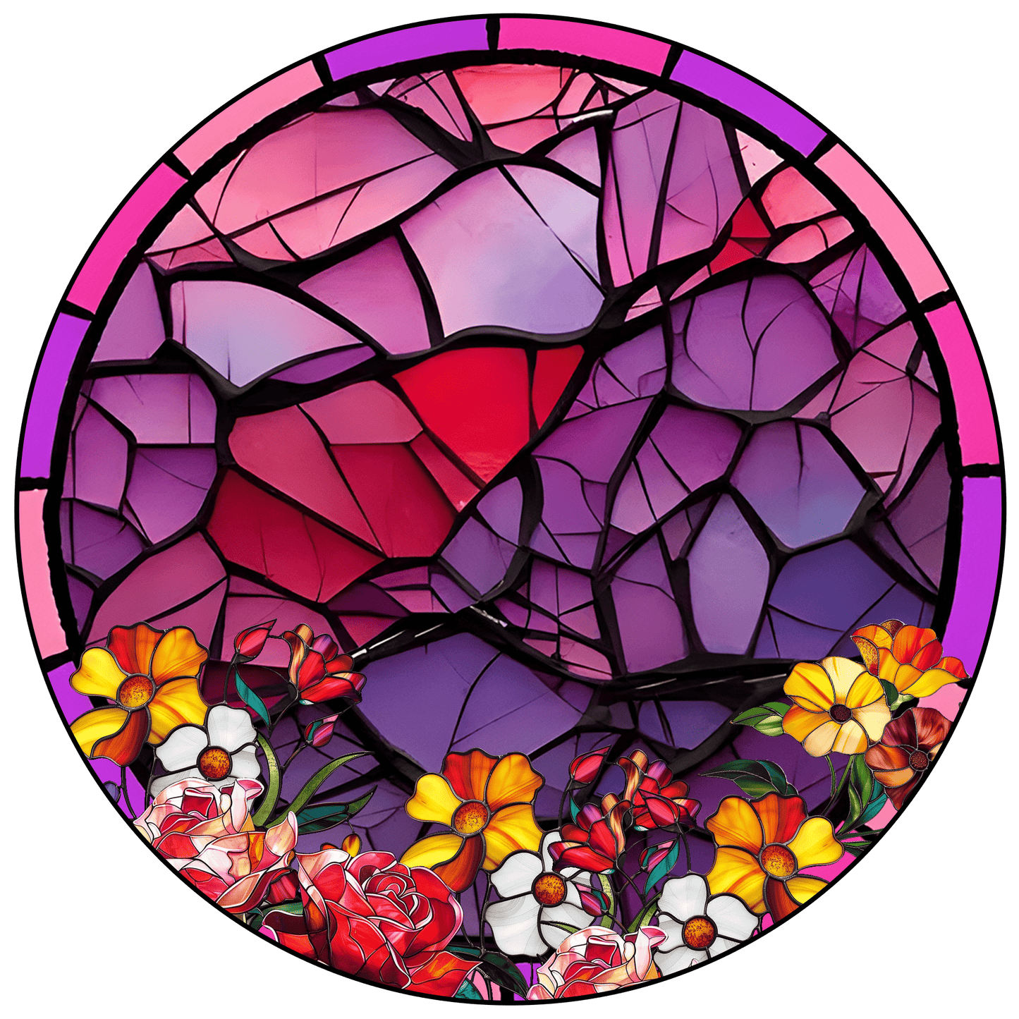 Custom Dog Portrait Glass Suncatcher – Handmade Pet Memorial Keepsake and Window Decoration for Animal Lovers (Sun-36)