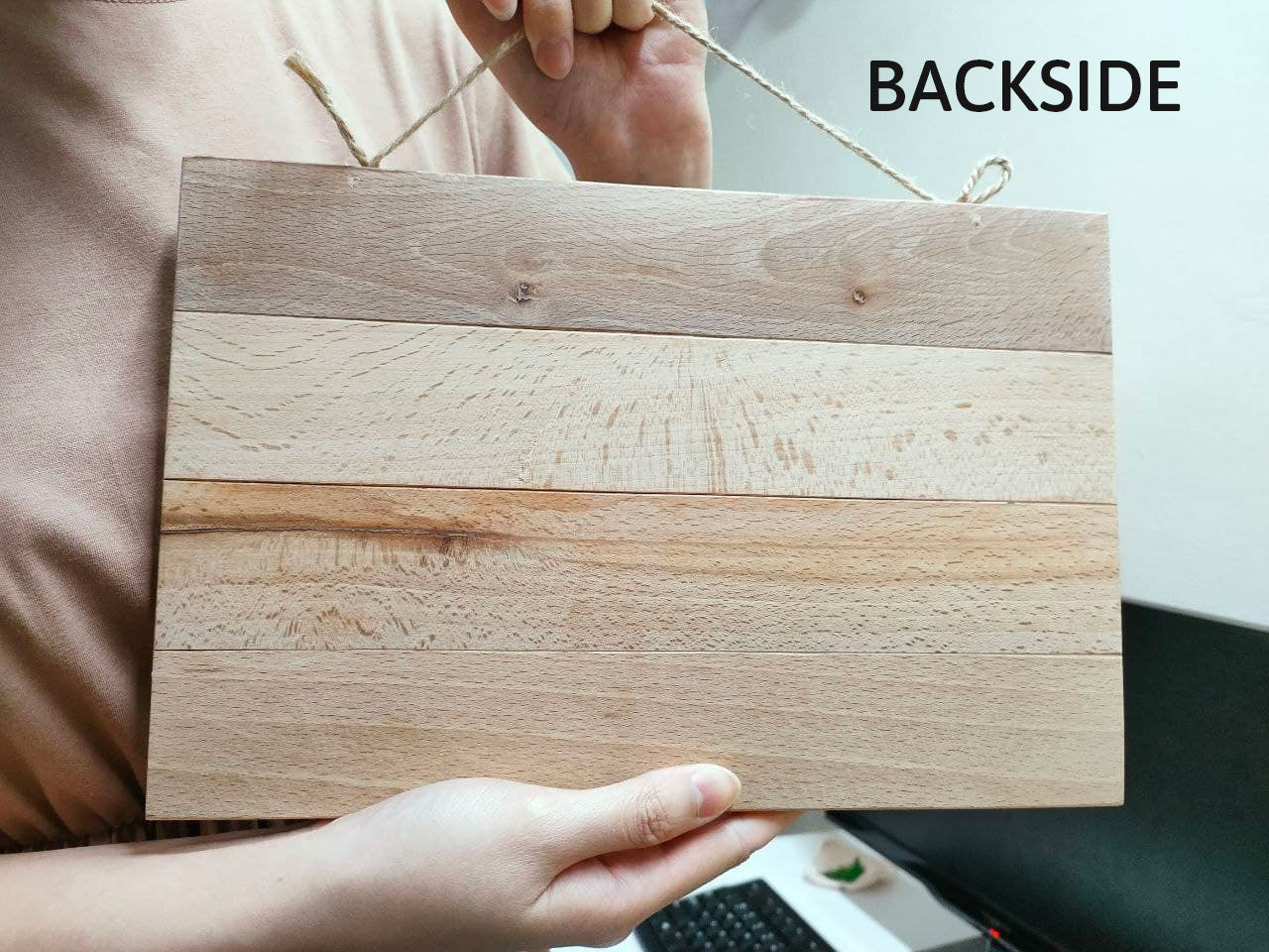 Personalized Softball Check The Ball Field Customized Wood Rectangle Sign