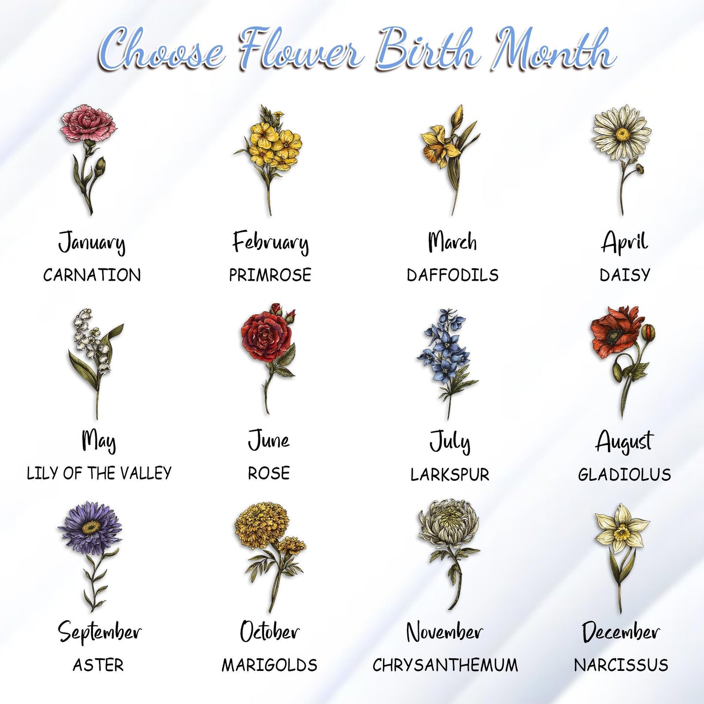 Personalized Grandma's Garden Gift For Grandma, Mother's Day Gift For Grandma, Nana Birth Month Flower Stain Glass Suncatcher (Sun-54)