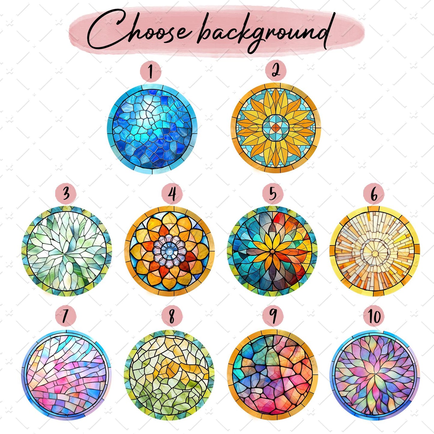 Personalized Grandma Portrait Stained Glass Suncatcher Window, Mother's Day Gift for Grandma, New Grandma Gift, New Mom Gift 2025 (Sun-51)