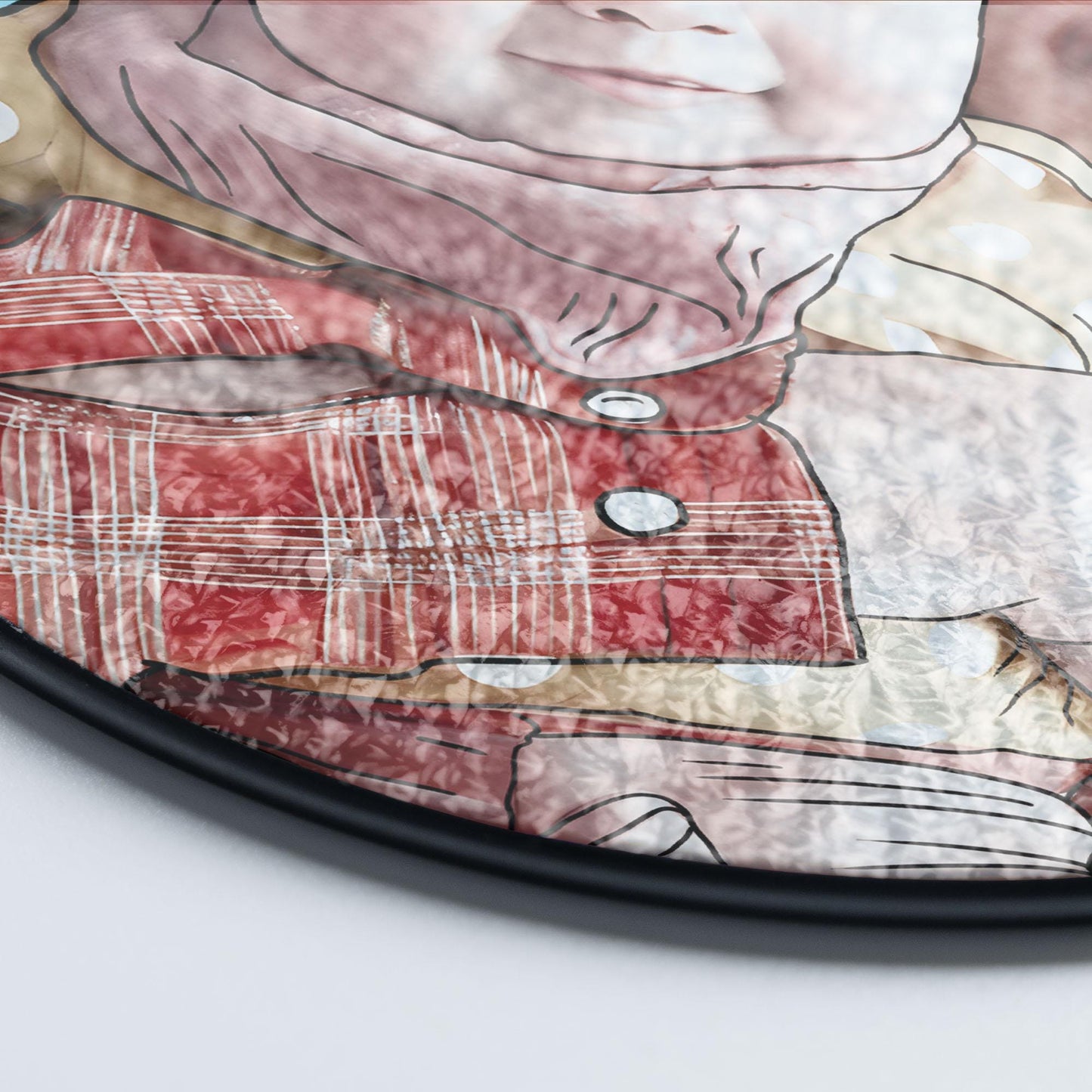 Custom Photo Stained Glass Gift for Grandpa, New Dad Gift, Custom Dad Photo Stained Glass Suncatcher, Fathers Day Gift for Dad, Dad Birthday (Sun-127)