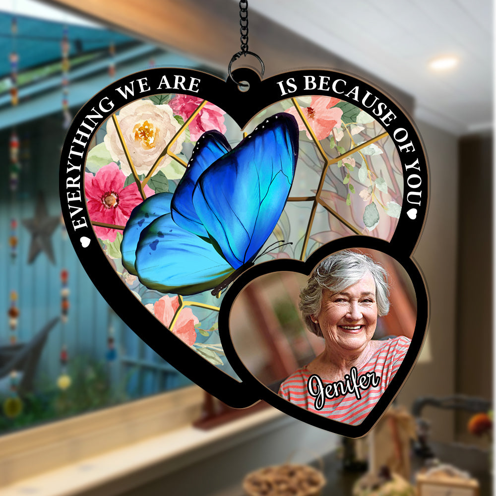 Custom Remembrance Hanging Suncatcher β A Thoughtful Glass Tribute for Someone Forever in Your Heart (H-Sun-17)