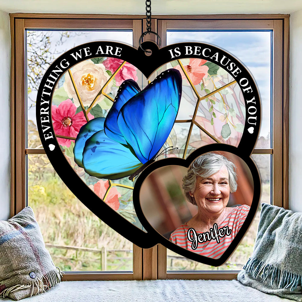 Custom Remembrance Hanging Suncatcher β A Thoughtful Glass Tribute for Someone Forever in Your Heart (H-Sun-17)