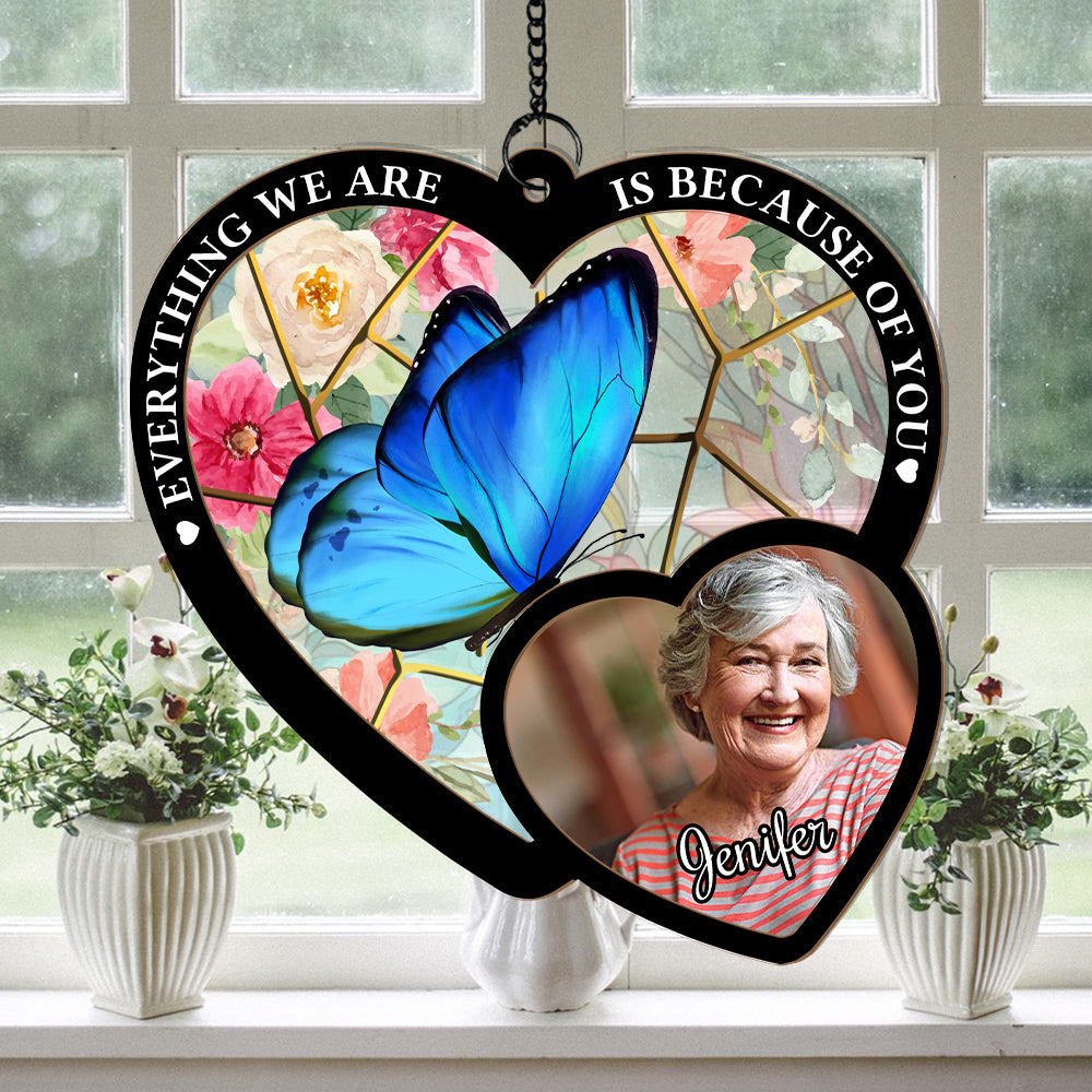 Custom Remembrance Hanging Suncatcher β A Thoughtful Glass Tribute for Someone Forever in Your Heart (H-Sun-17)
