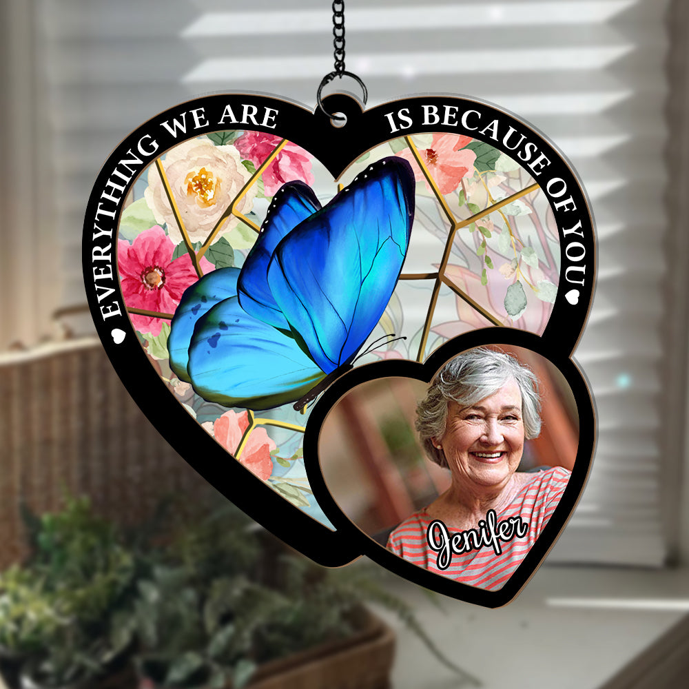 Custom Remembrance Hanging Suncatcher β A Thoughtful Glass Tribute for Someone Forever in Your Heart (H-Sun-17)