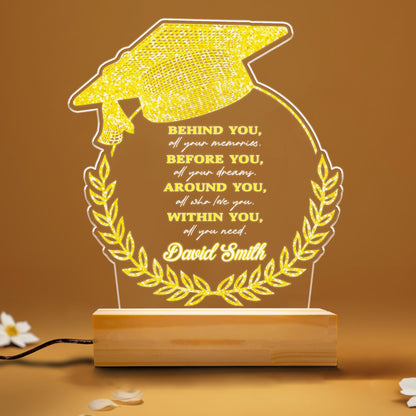 Graduation Cap Night Light – A Personalized LED Gift to Celebrate the Class of 2025’s Big Achievement (GNL-24)