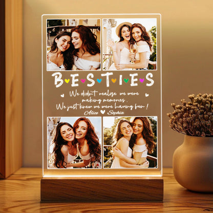 Graduation Night Light with Group Photo – A Personalized LED Keepsake to Celebrate Lifelong Friendships and the Class of 2025 (GNL-21)