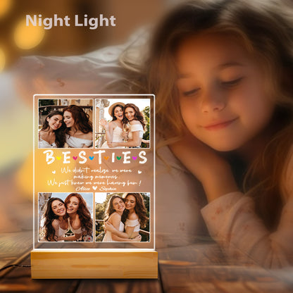 Graduation Night Light with Group Photo – A Personalized LED Keepsake to Celebrate Lifelong Friendships and the Class of 2025 (GNL-21)
