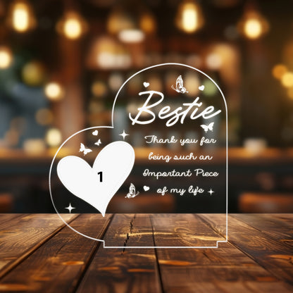 Personalized Graduation Night Light – A Special Gift for Best Friends to Celebrate Growing Together (GNL-10)