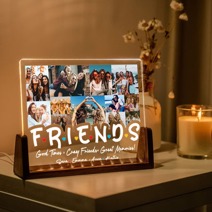 Personalized Graduation Night Light for Best Friends – Custom Photo Gift to Celebrate Friendship and a Milestone Moment (GNL-12)