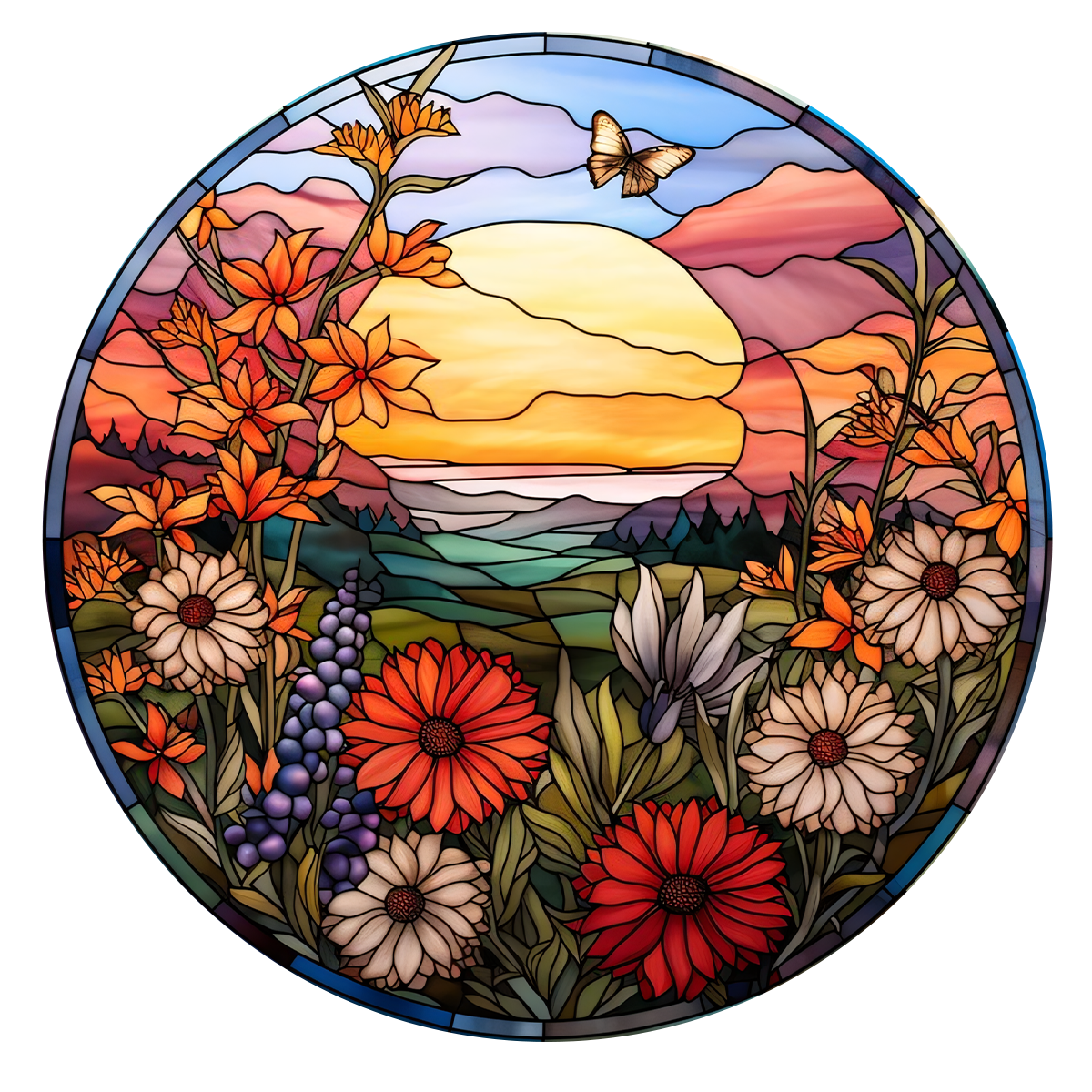 Personalized Memorial Ornament with Photo, Angel Wings & Name Hanging Suncatcher – Custom Sympathy Gift for Loss of Loved One, Mom, Dad, or Friend (Sun-123)