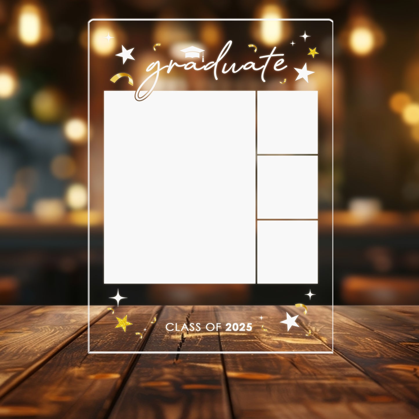 Custom Night Light Graduation Plaque, Graduate Frame Picture, Personalized Senior Gift, College Graduation Present (GNL-35)