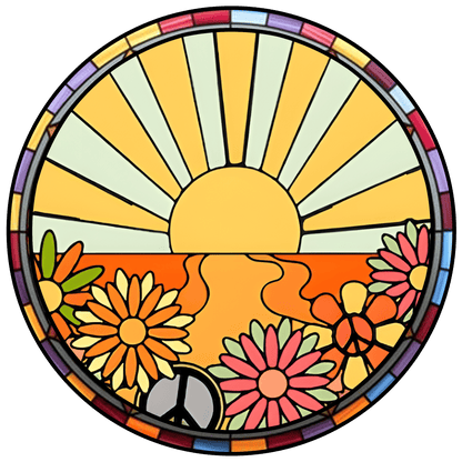 Custom Family or Couple Photo to Glass Suncatcher – Personalized Stained Glass Look Portrait Keepsake, Ideal Gift for Home, Holidays, or Special Occasions (Sun-43)