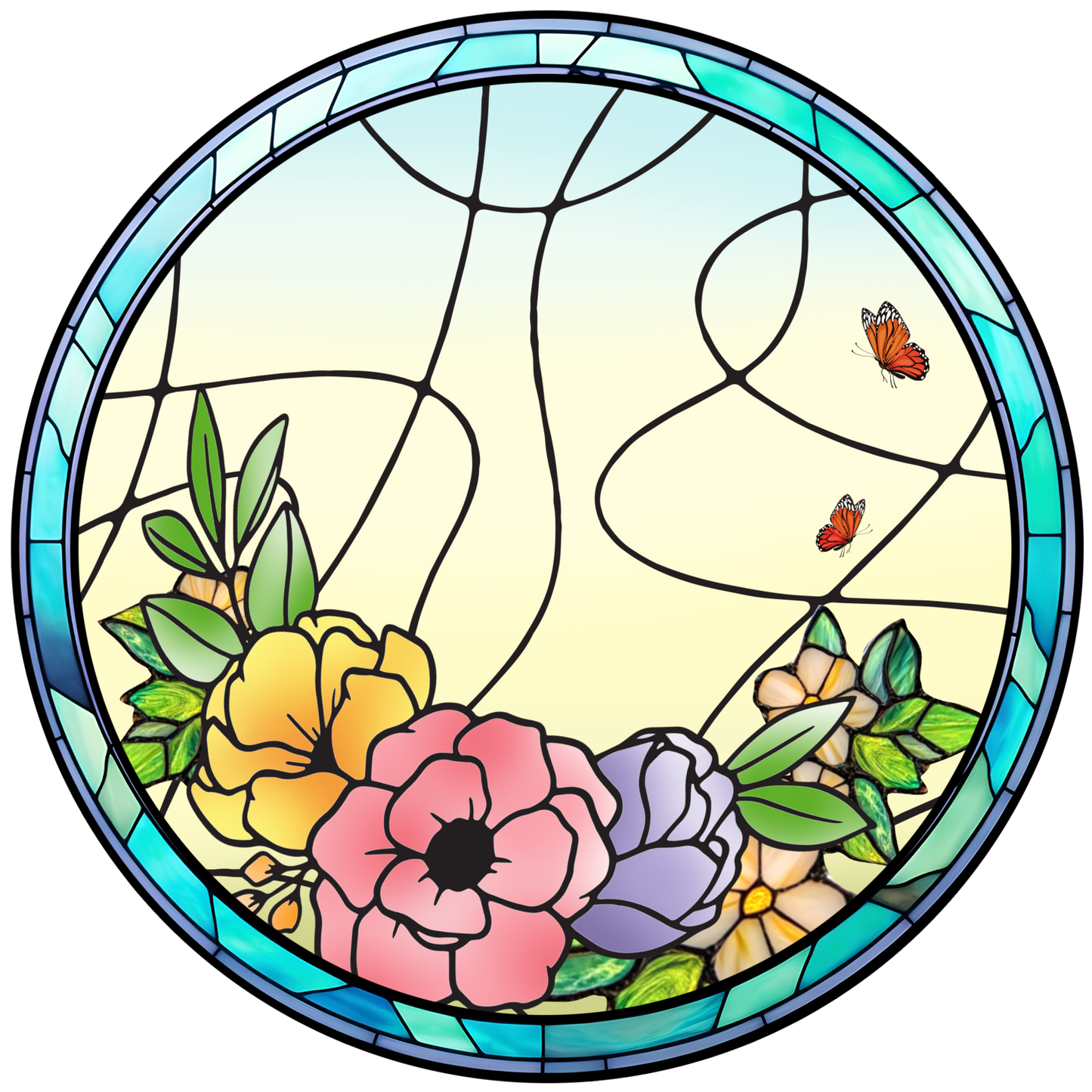 Custom Engraved Dog and Cat Family Glass Suncatcher – Perfect for Pet Lovers and Home Decor (Sun-24)