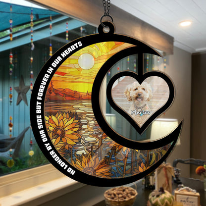 Pet Memorial Personalized Hanging Suncatcher for Dog & Cat (H-Sun-02)