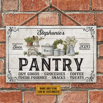 Pantry Fresh Produce Custom Wood Rectangle Sign, Pantry Sign, Farmhouse, Kitchen, Home Decor