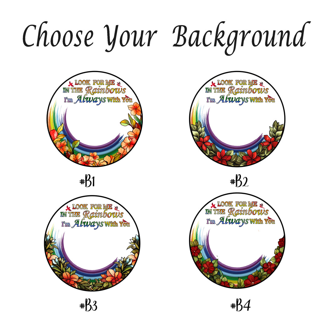 Custom Pet Glass Suncatcher with Floral Design – Personalized Dog Face Window Ornament for Pet Owners, Memorial, or Birthday Gift (Sun-82)