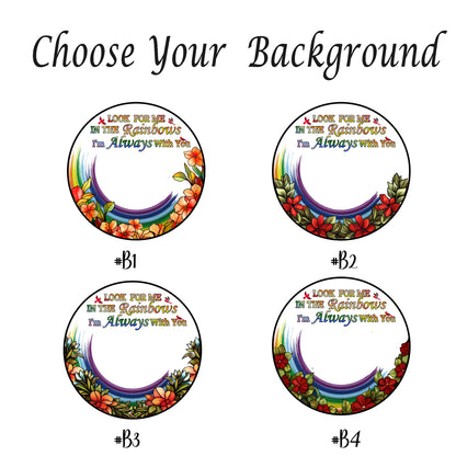 Custom Pet Glass Suncatcher with Floral Design – Personalized Dog Face Window Ornament for Pet Owners, Memorial, or Birthday Gift (Sun-82)