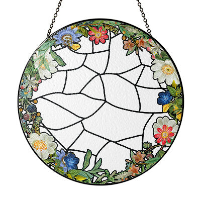 Custom Dog Memorial Glass Suncatcher for Pet Loss (Sun-11)