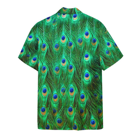 Gearhuman 3D Peacock Hawaii Shirt
