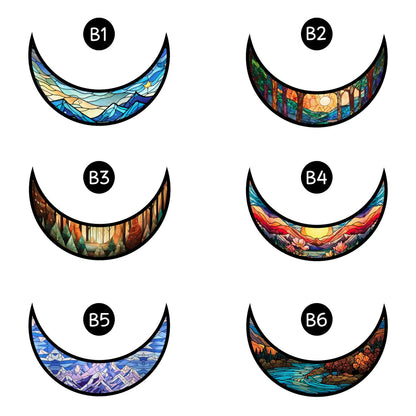 Personalized Bear Family Suncatcher for Dad – Custom Papa Bear Glass Window Ornament – Father’s Day Gift from Children – Birthday or Appreciation Gift for Papa (Sun-143)