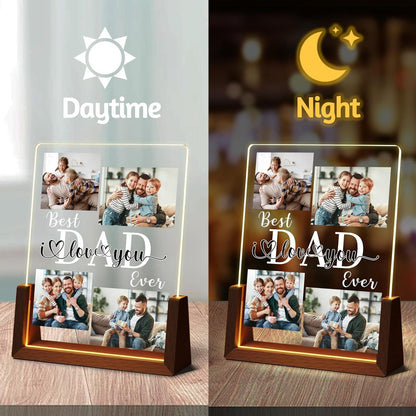 Personalized Dad Night Light, The Best Dad Light Night, Dad With Kids Names, Gift for Dad, Personalized Night Light, Bedroom Night Light (DNL-46)