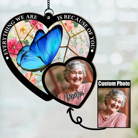 Custom Remembrance Hanging Suncatcher – A Thoughtful Glass Tribute for Someone Forever in Your Heart (H-Sun-17)